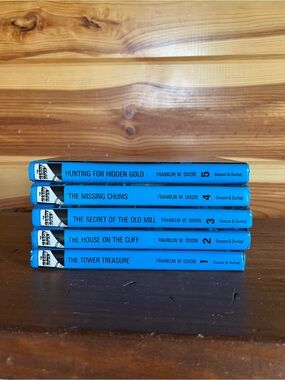 The Hardy Boys Set 1-5 - Blue Spines